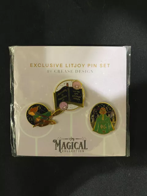 LitJoy Magical Harry Potter Crate Exclusive Ginny Weasley Enamel 3 Pin Set