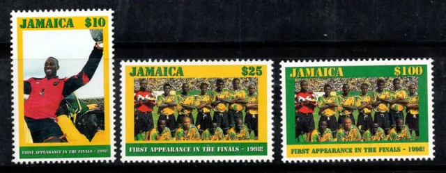 Jamaica 1998 Mi. 906-908 MNH 100% World Cup