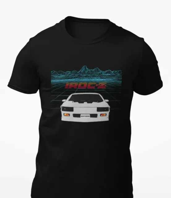 Retrowave Grid Chevrolet Camaro IROC-Z T-Shirt