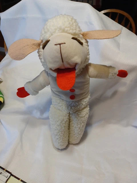 Vintage 1992 Lamp Chop Puppet 16" Stuffed Plush Toy Shari Lewis Enterprises