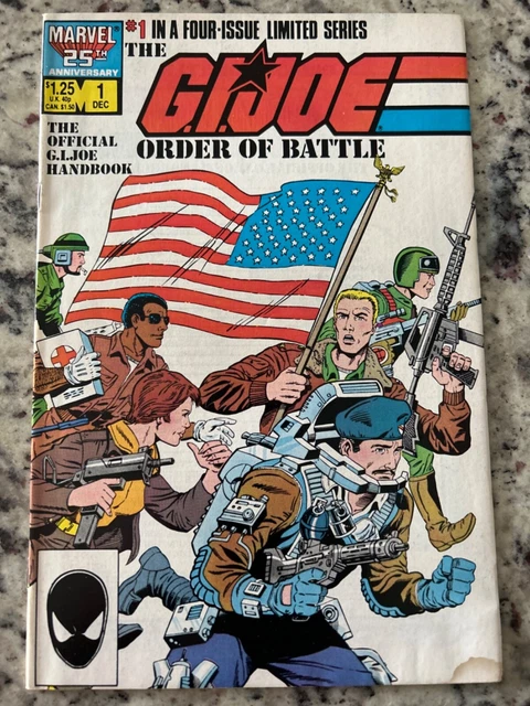 The G.I. Joe: order of battle #1 Mini-Series (Marvel, 1986) reader ungraded