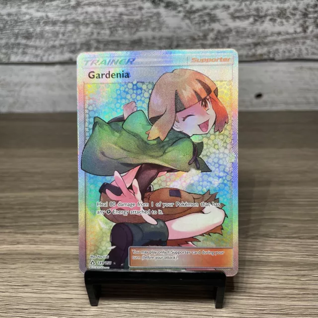 Gardenia 149/156 Full Art Trainer Pokemon Ultra Prism. Free Shipping! NM+