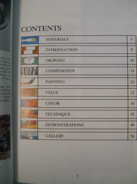 Acuarela de Duane R. Light; publicación Walter Foster 1984, libro de bolsillo; 64 páginas 2