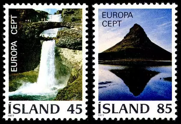 Iceland 1977 Europa/ C.E.P.T.: Landscapes, UNM / MNH-