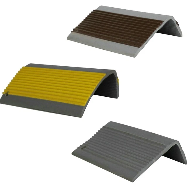 100 cm Escalera Nariz PVC 5cmx2cm Talla/Antideslizante Nariz/Goma Ángulo Borde Escalón