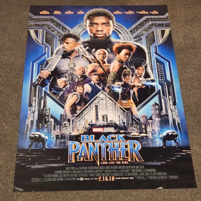 Black Panther 2018 Original Movie Theater Poster 27x40 Chadwick Boseman