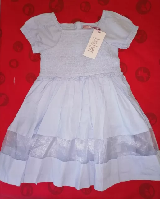 BNWT Ted Baker Girl's Lined Dress Age 4-5 Years