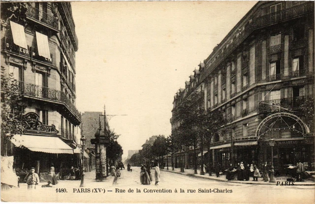 CPA Paris 15e Paris-Rue de la Convention á la rue Saint-Charles (311840)