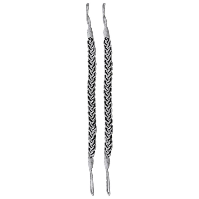 2pcs corde tissée rideau tieback salon de la fenêtre universelle rideau rideau