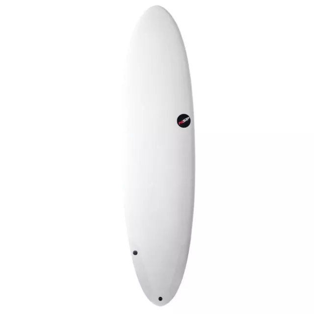 NSP Protech 7'6 Fun Surfboard - White