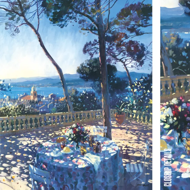 24W"x30H" LA TERRASSE SUR LE ST. TROPEZ by LAURENT PARCELIER - CHOICES of CANVAS