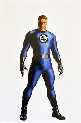 Alex Ross Marvel Comics Poster (Fantastic Four - Mister Fantastic) 11"x16"