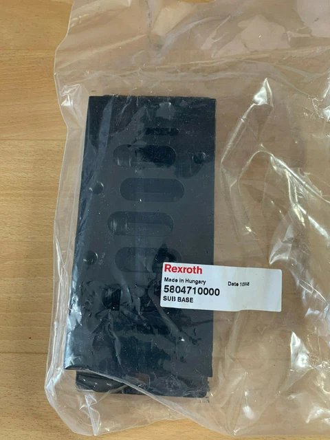 5804710000 Rexroth  Sub Base  Iso4-G1/2  Neuf / New