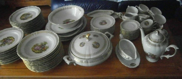 SERVICE DE TABLE Porcelaine de Bavière Fragonard EUR 240,00 - PicClick DE