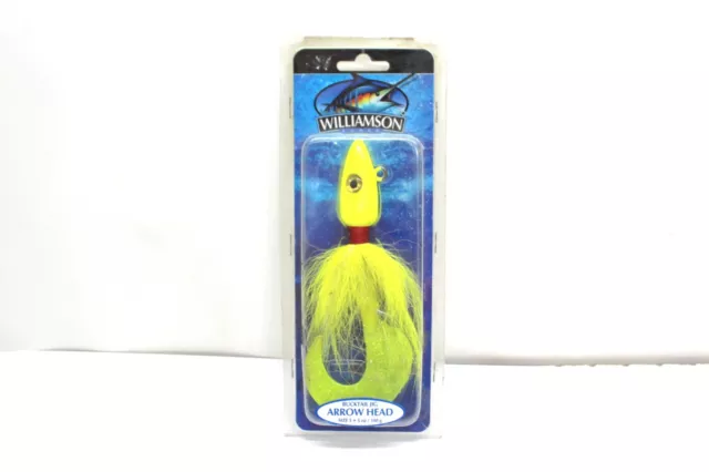 Williamson Arrow Head Chartreuse 5 oz Bucktail Jig 3