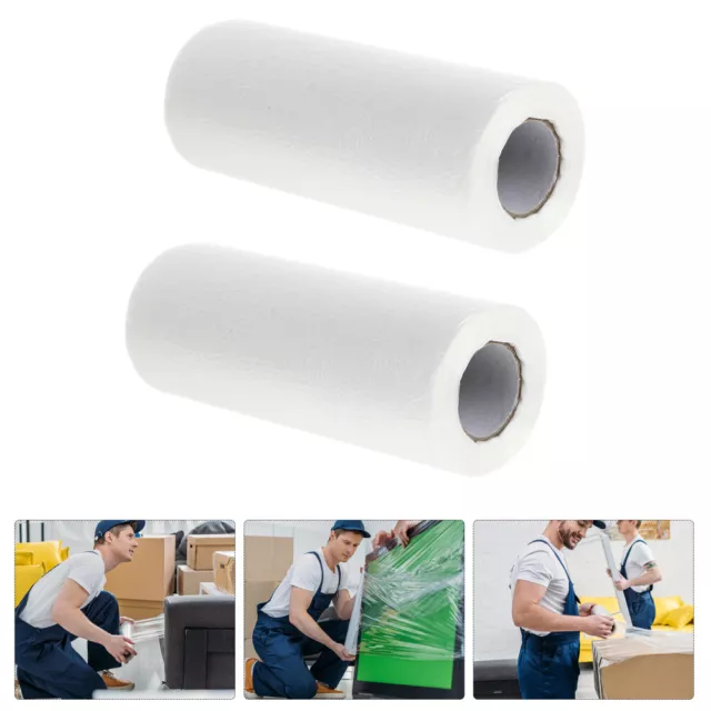 2 Rolls Waterproof Anti- Furniture Cover Paint for Canvas Dust Protective Case