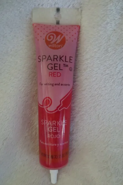 Wilton Sparkle Gel Red Cake Decorating & Cupcakes New