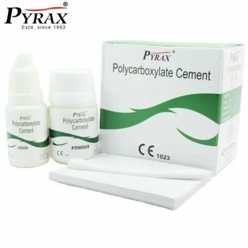Pyrax Polycarboxylate Cement for Cementation of Dental Crown and Bridge