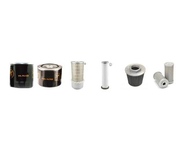 Filter Set für Kubota Minibagger KX 161-3S2 Motor Kubota V2203MEBH2 auch einzeln Filter Set für Kubota Minibagger KX 161-3S2 Motor Kubota V2203MEBH2 auch einzeln