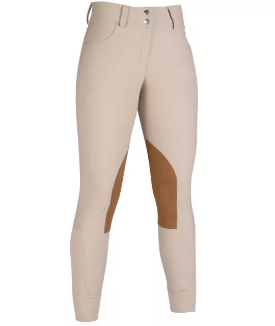 Pantaloni da equitazione con grip al ginocchio modello Hunter HKM Sport Equipmen