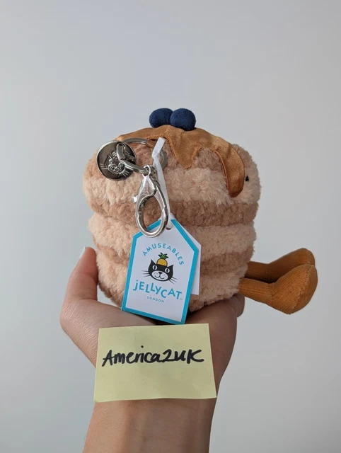 JELLYCAT FRAN PANCAKE Bag Charm Limited Edition New York FAO