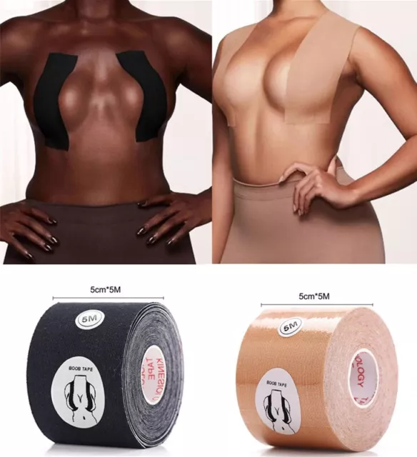 1ROLL 5M BOOB Tape Frauen Brustbezüge Push Up BH Körper Unsichtbare  Hebebänder EUR 3,40 - PicClick DE