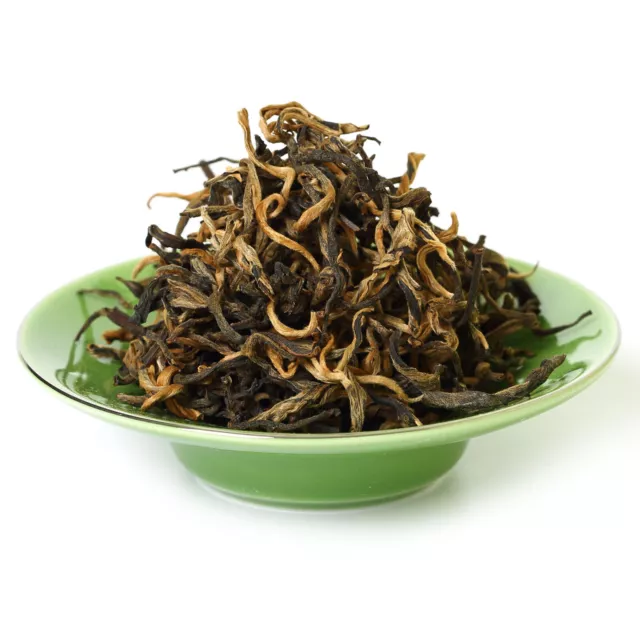 GOARTEA Premium Organic Yunnan FengQing Golden Buds Dian Hong Chinese Black Tea