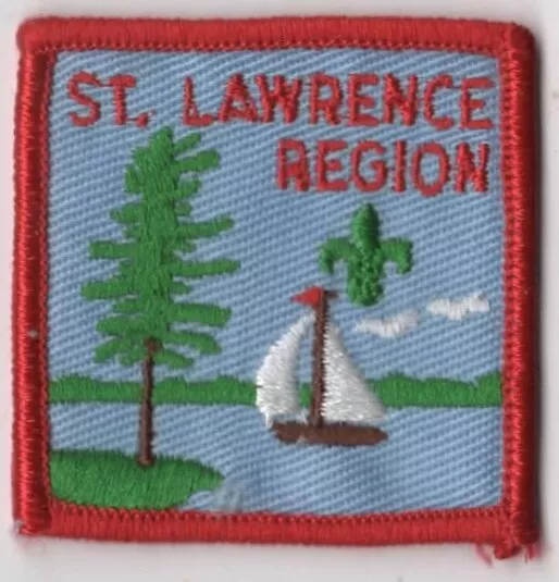 St. Lawrence Region Boy Scout Patch RED Bdr. [INT746]