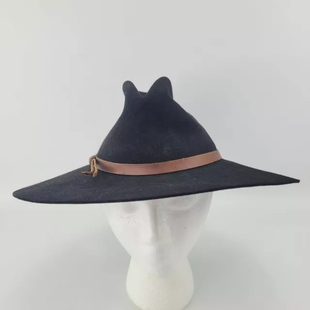 Resistol Cowboy Hat "The Roundup" Black 4X Beaver Rancher Rodeo Western 2