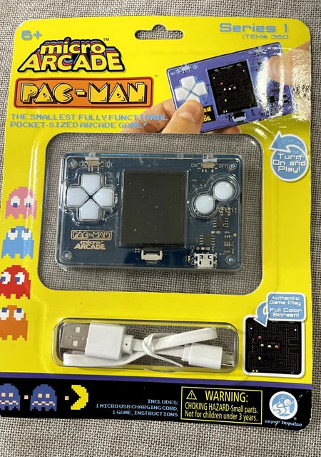 PAC-MAN MICRO ARCADE Series 1 #350 Smallest Fully Functional Bandai ...