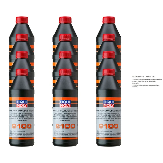 12 x olio cambio doppia frizione Liqui Moly 8100 DSG olio cambio 1 L