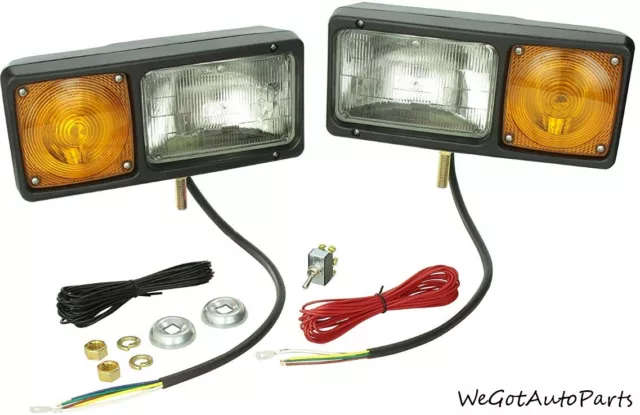 Grote 64261-4 Per Lux Snowplow Light Sealed Beam Pair Pack Kit Snow Plow Lights
