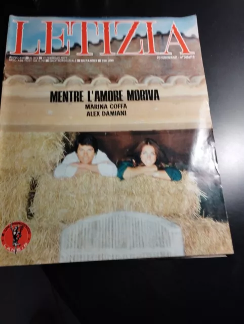 Fotoromanzo Lancio Letizia N.313/1977  Coffa-Damiani