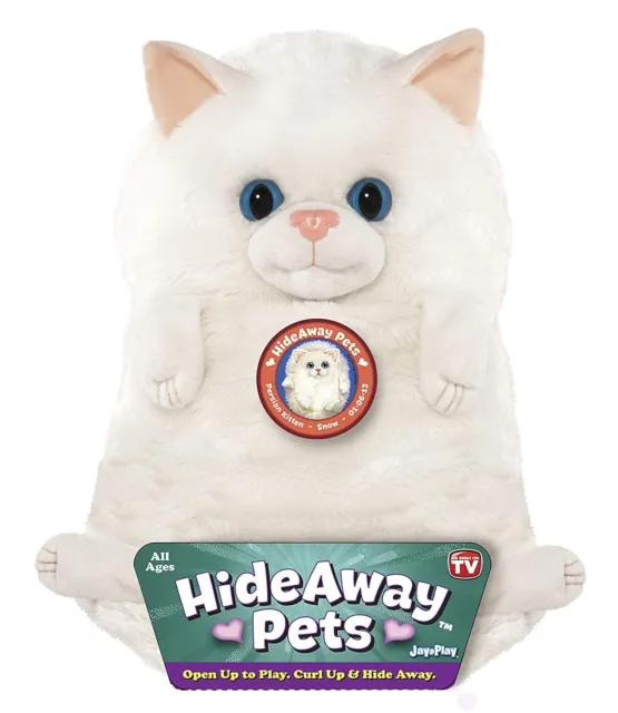 Jay At Play 15" Hideaway Pets -Persian  KITTEN -AS SEEN ON TV GREAT GIFT on SALE