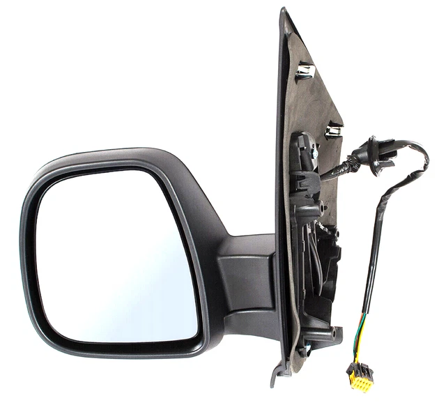 Rétroviseur Extérieur Droit électrique Noir Pour Seat Leon / Toledo II - Convexe, Chauffé, Réglage électronique - Neuf