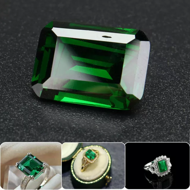 20.0ct Mined Green Loose Gemstone Emerald Colombia Zircon Emerald AAAAAA+ Gift