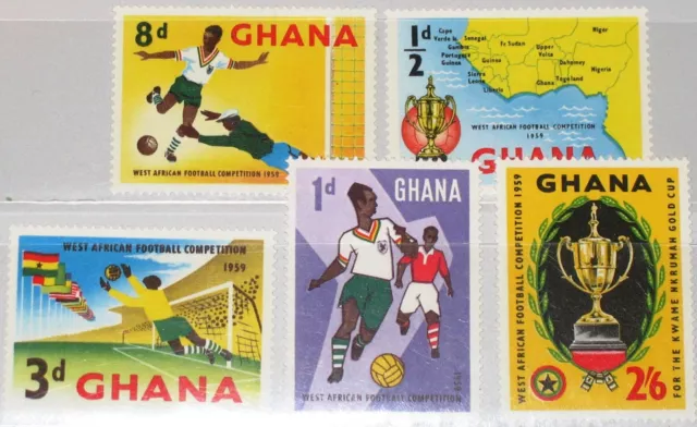 GHANA 1959 63-67 61-65 West african Soccer Cup Fußball Football Sport MNH