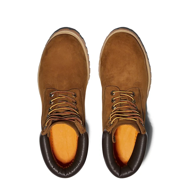 TIMBERLAND PREMIUM 6-INCH Lace Waterproof Boot Dark Wheat Nubuck £186. ...