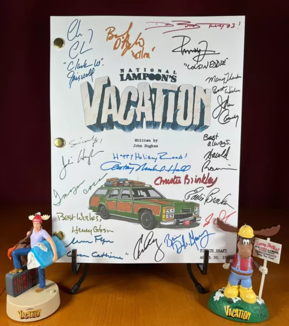 National Lampoon's Vacation Script Signed- Autograph Reprints- Clark Griswold