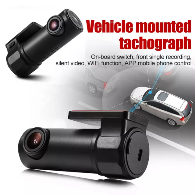 Dual Dash Cam 4K+1080P HD Car DVR Recorder Front/Rear Camera WIFI Video IR Night