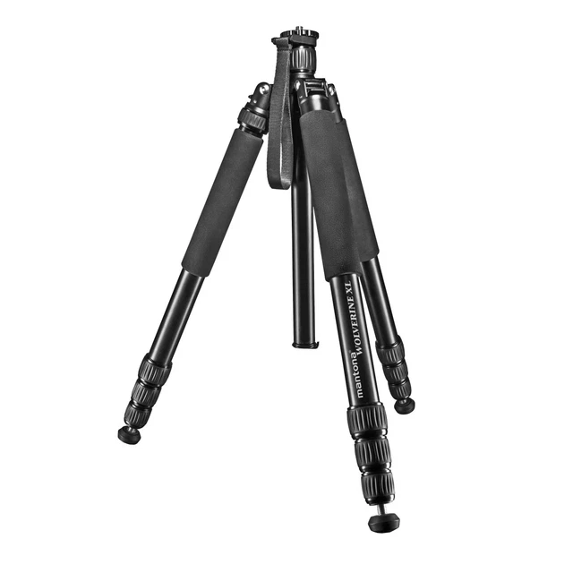 mantona Wolverine XL 324, professionelles, stabiles Fotostativ aus Aluminium