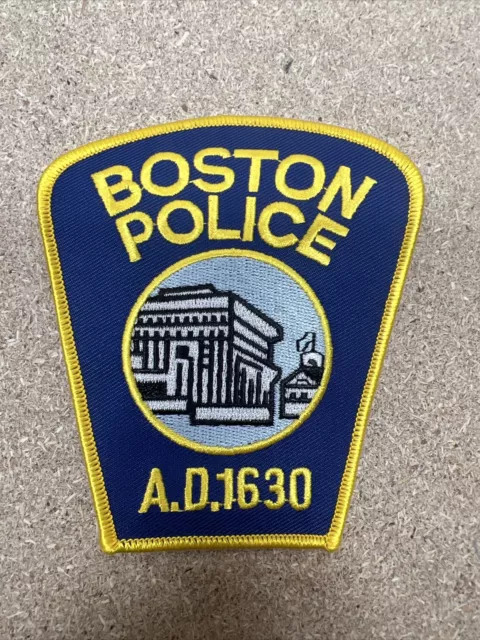 Boston MA Police Shoulder Patch Massachusetts