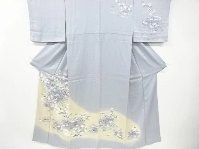 6549046: Japanese Kimono / Vintage Homongi / Chayatsuji