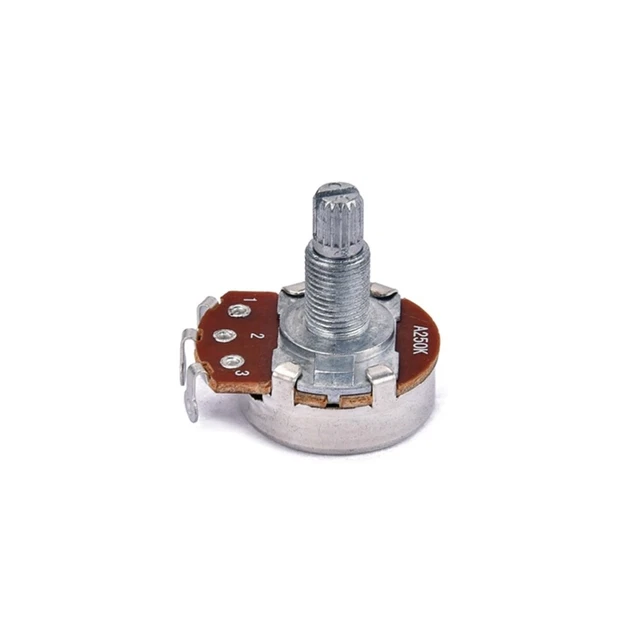 A250k lungo zigrinatura albero diviso basso elettrico volume e pentole audio interruttore audio