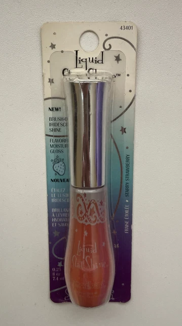 Rare Lip Smacker Liquid Starshine Bonne Bell Starry Strawberry Vintage Gloss