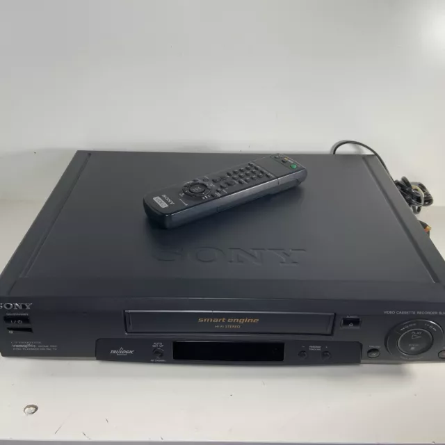 SONY SLV-SE70 Hi-Fi Nicam VHS Video Cassette Recorder Inc Remote