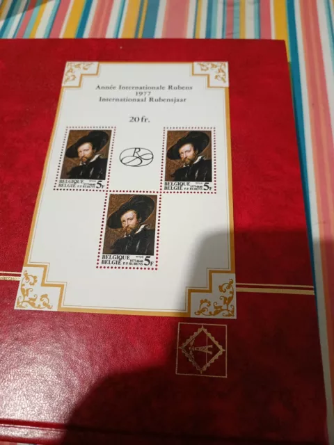 Bloc timbres Belgique neuf