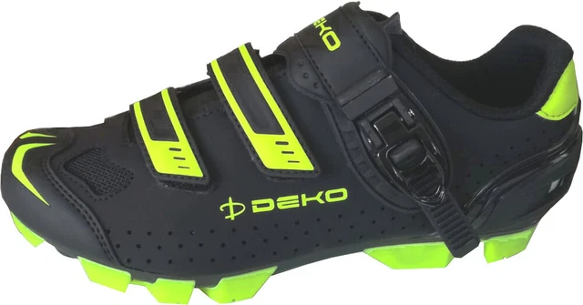 Scarpe ciclismo ciclista bicicletta mtb strappo e cricchetto tacchette SPD