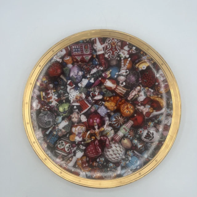 Christopher Radko limited edition christmas collectors plate