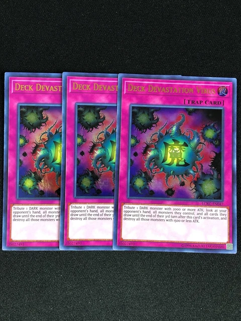 Yugioh Deck Devastation Virus Lckc-En047 Ultra X3 Nm